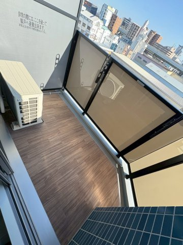 大阪市西区境川２丁目の賃貸マンションのバルコニー