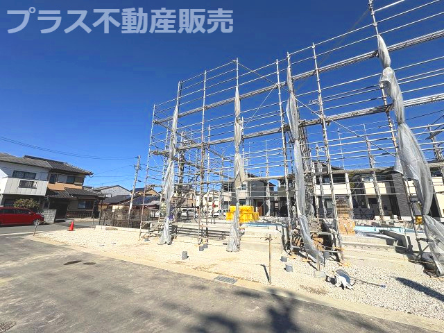 【外観】 | 糟屋郡志免町東公園台1丁目第1　1号棟（全3棟）【仲介手数料無料・0円】 | 現地写真。プラス不動産販売なら、現場の全ての棟をまとめてご見学頂けます。