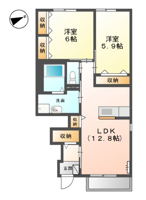 ヴァンベールの間取り