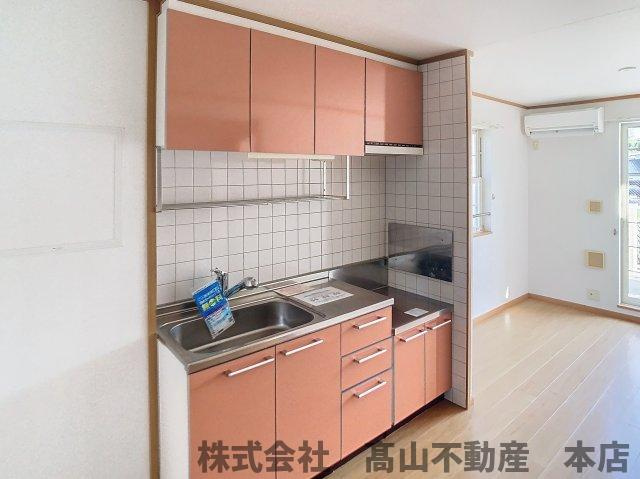 ボニートパルＢのキッチン|きれいなキッチンです