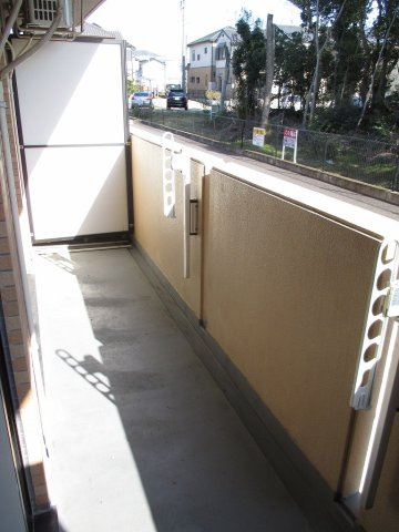 リバーサイドさくらⅠのバルコニー