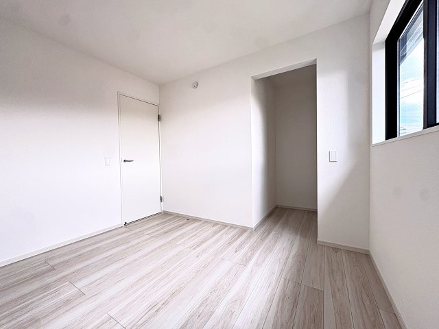 新築戸建・新築建売　郡山市富久山町9期　明健小・明健中の洋室|こちらのお部屋にもWIC収納がついています！収納豊富で室内スッキリ！