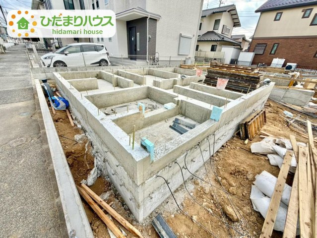 野田市岩名第9　新築戸建　1号棟の外観|2026.1現地写真です(^^)/1号棟