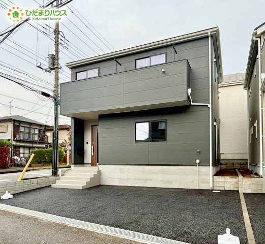 野田市岩名第9　新築戸建　1号棟の外観|堂々完成！現地見学大歓迎です！
お気軽にお問い合わせください！