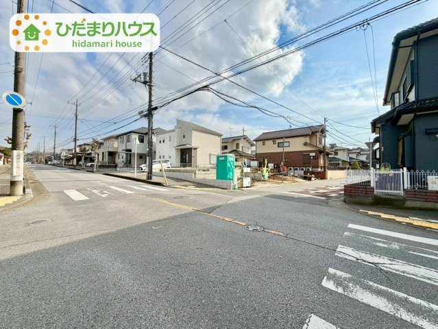 野田市岩名第9　新築戸建　1号棟の前面道路含む現地写真|2026.1現地写真です(^^)/1号棟