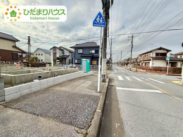 野田市岩名第9　新築戸建　1号棟の前面道路含む現地写真|2026.1現地写真です(^^)/1号棟
