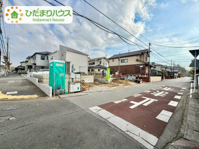 野田市岩名第9　新築戸建　1号棟の前面道路含む現地写真|2026.1現地写真です(^^)/1号棟