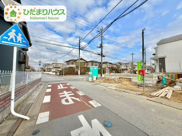 野田市岩名第9　新築戸建　1号棟の前面道路含む現地写真|2026.1現地写真です(^^)/1号棟
