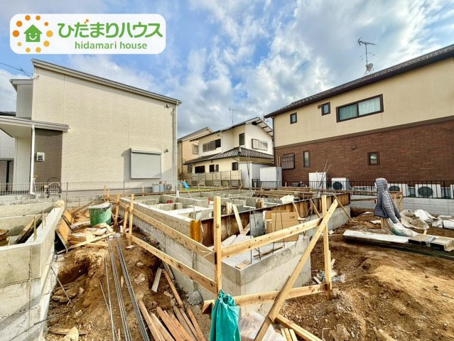 野田市岩名第9　新築戸建　2号棟の外観|2026.1現地写真です(^^)/2号棟