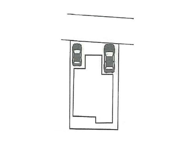 【区画図】 | 富士見市鶴馬1丁目　新築一戸建住宅　全1棟　(ふじみ野店) | 通勤通学に快適な駅徒歩10分の立地です！
カースペースには2台駐車可能です。※車種による