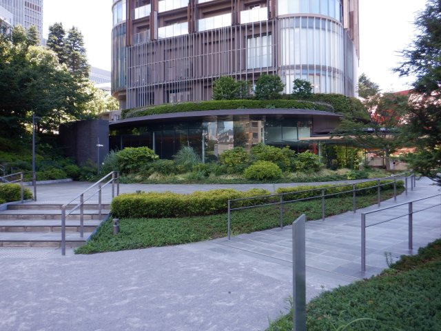 Park Court Akasaka Hinokicho The Towerの中庭