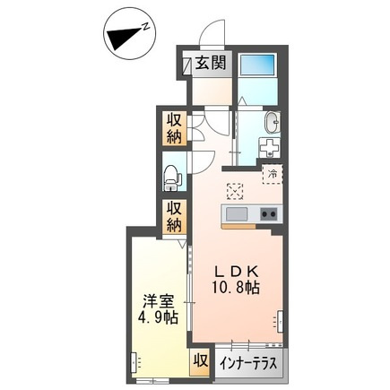 ナバーナⅢ取手（NIRVANA）の間取り|間取図