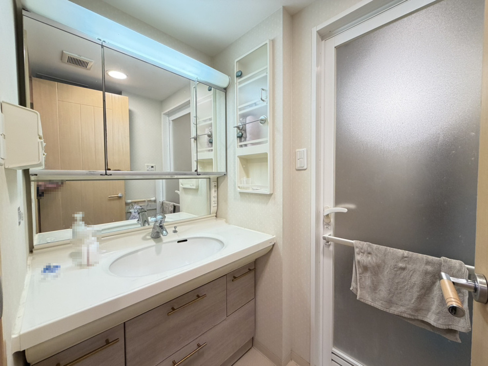 プレステージ新神戸サザンプレイスの独立洗面台