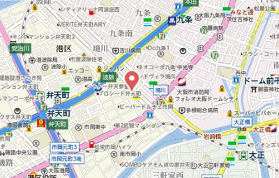 【地図】 | エステムコート難波WEST-SIDEⅥグラッド