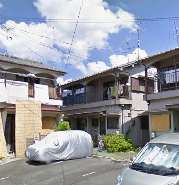 水尾連棟貸家　北棟の外観