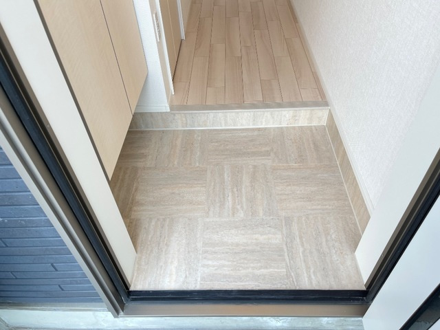 仮）取手市本郷４丁目新築アパートの玄関