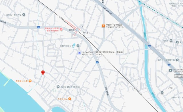 【地図】 | 明石市二見町東二見第9（全1）1号棟