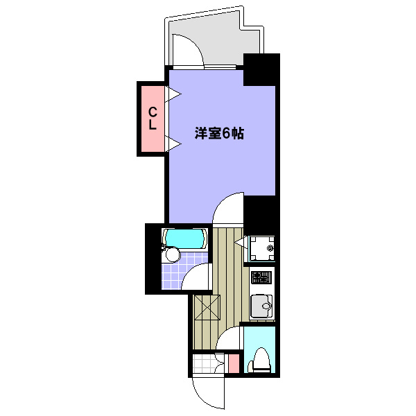 スカイコート駒沢大学の間取り