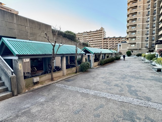 朝日プラザシティ・サザンパーク二番街の駐輪場|自転車置き場です