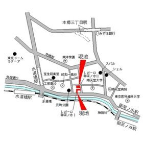 レガーロ御茶ノ水Ⅱの地図|現地案内図