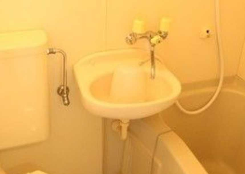 スカイコート世田谷用賀　分譲賃貸　高層階　オートロックの洗面所