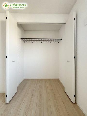 野田市中野台第13　新築戸建　1号棟の収納|クローゼットタイプの収納は荷物がどこにあるかすぐに見つかります！							
