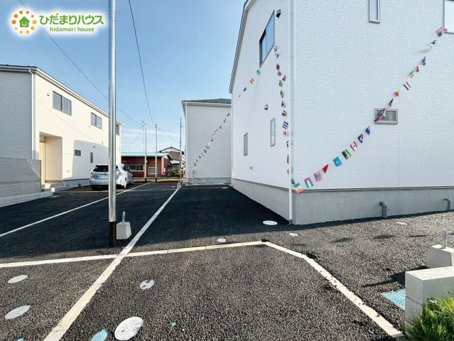 野田市中野台第13　新築戸建　1号棟の駐車場|駐車場1台止められます(^^♪				

