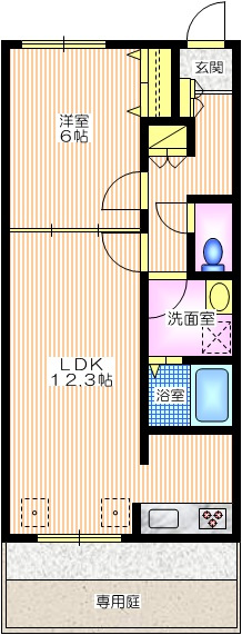 ドリームハイ四季美台の間取り