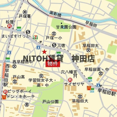 【地図】 | コアロート西早稲田