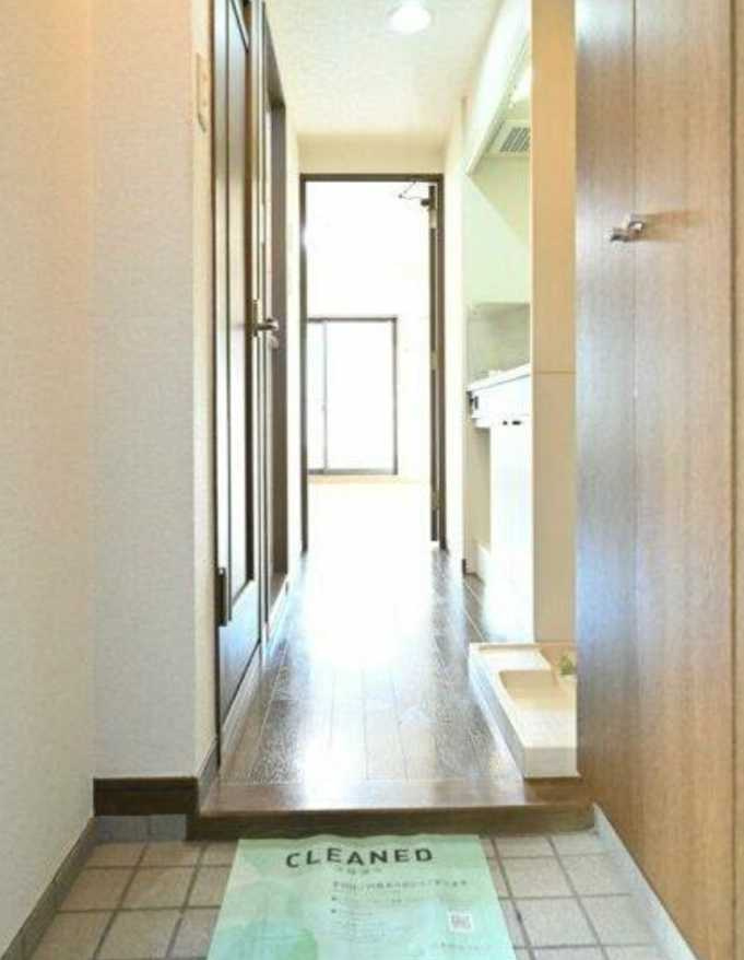 ジェイパーク駒沢　分譲賃貸　バイク置き場　オートロックの玄関