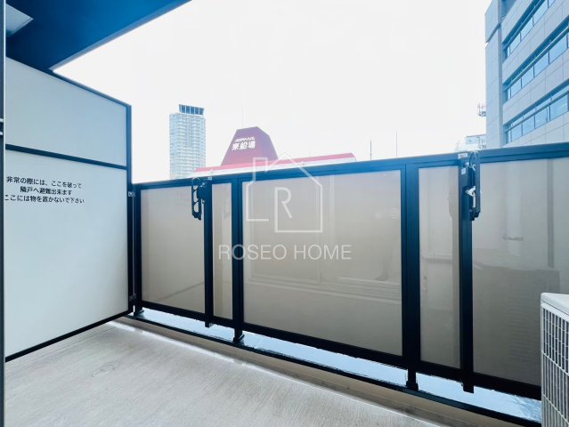 シティパルクレスト谷町のバルコニー