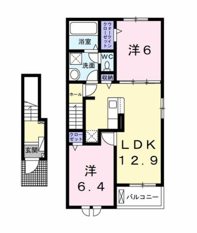 【間取り】 | キャッスル　ドマーニ　木更津