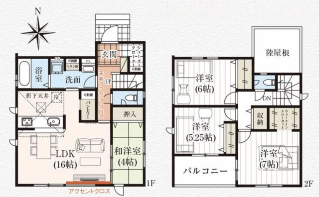 【新築住宅】熊谷市上之 3期の間取り
