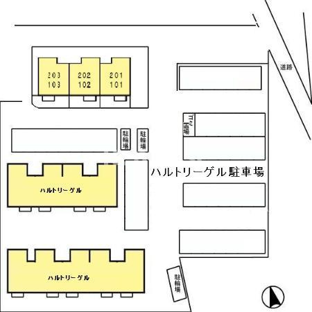 ハルトリーゲル アネックスの区画図