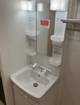 グランクオール青井EASTの洗面所