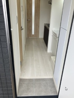 グランクオール青井EASTの玄関