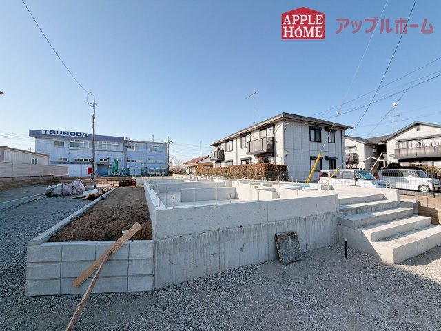 【新築住宅】熊谷市久保島 第3 全2棟の前面道路含む現地写真