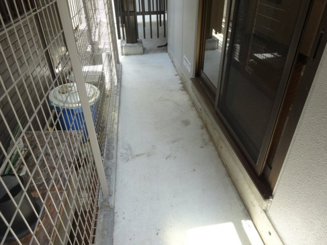 リーフビルのバルコニー