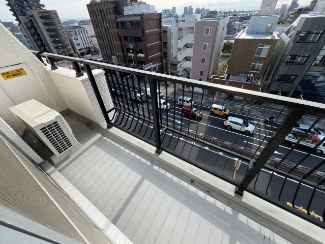 芦屋川アーバンライフのバルコニー