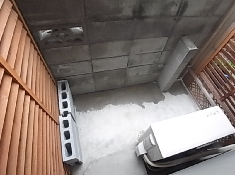 藤田ハイツのバルコニー