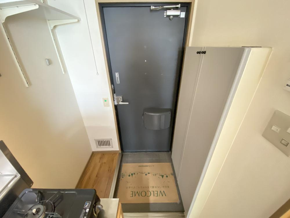 アライブ大箇の玄関