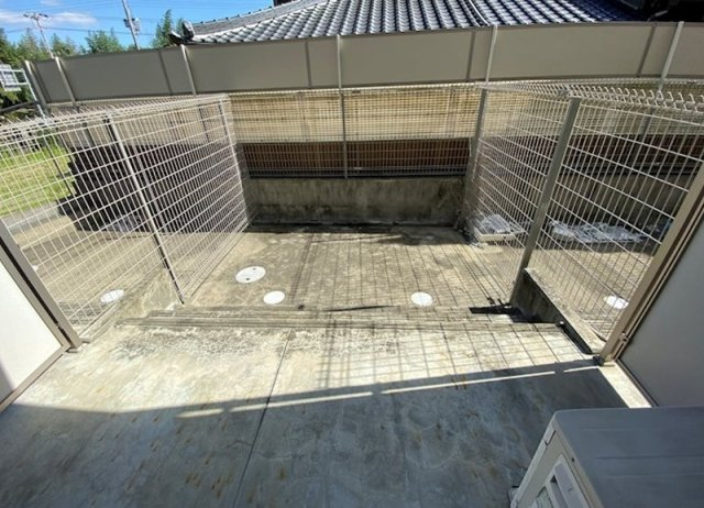 サンシャイン北神戸のバルコニー