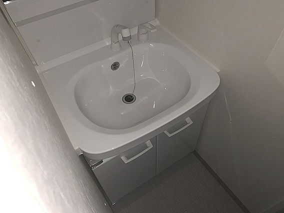 クリエイトビュー三宮磯上の洗面所