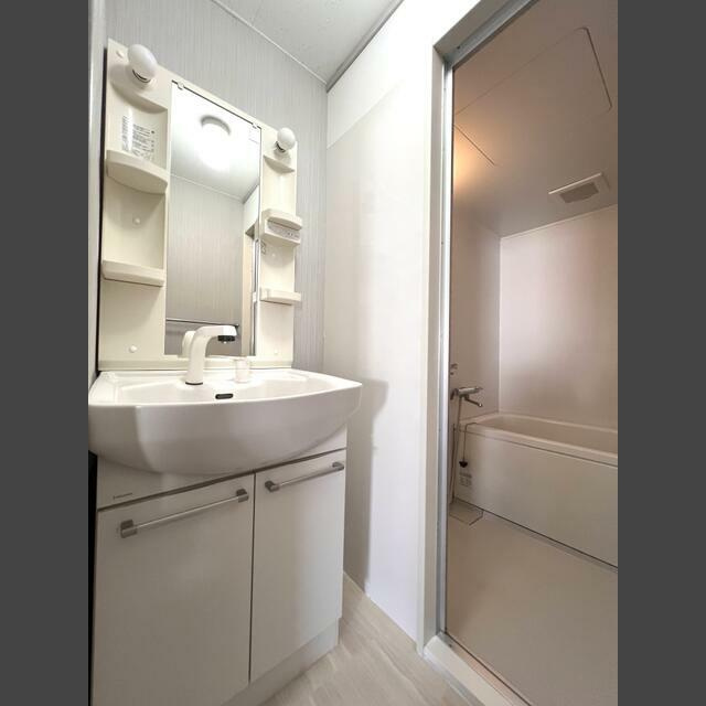 堀本マンションの洗面所