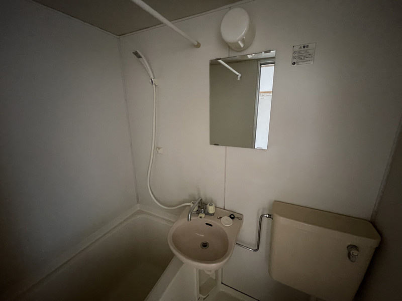 フジワラハイツB棟の洗面所