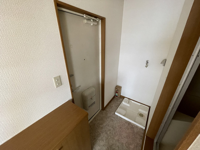 フジワラハイツB棟の洗面所