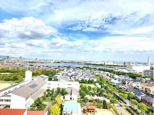 芦屋浜第一住宅9-2号棟の展望