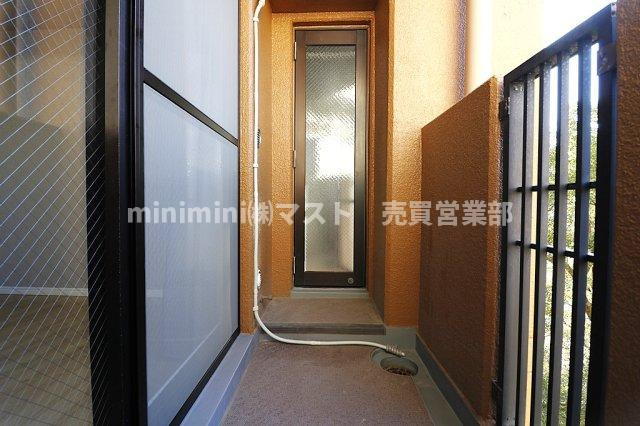 ノバカネイチ堂島2番館のバルコニー