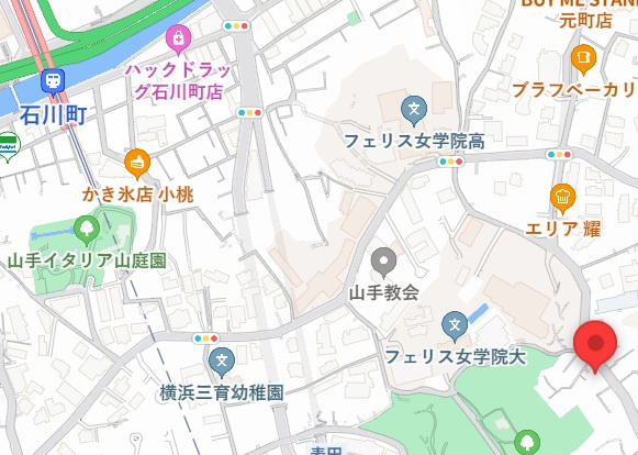 ＲＯＳＥＮＧＡＲＴＥＮの地図