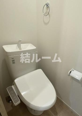 板橋区新河岸３丁目のアパートのトイレ